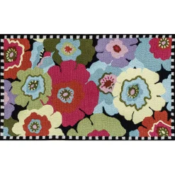 Spring|Outdoor|MacKenzie-Childs Always Flowers Indoor/Outdoor Rug - 3' x 5'