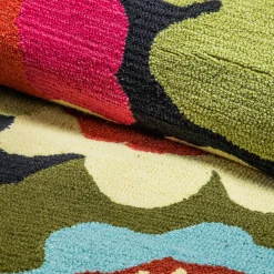 Spring|Outdoor|MacKenzie-Childs Always Flowers Indoor/Outdoor Rug - 3' x 5'