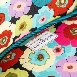 Outdoor|MacKenzie-Childs Always Flowers Outdoor Wing Chair