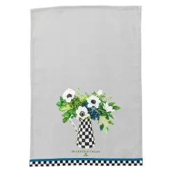 Spring|Kitchen & Table Linens|MacKenzie-Childs Anemone Pitcher Dish Towel