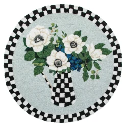 Spring|Rugs|MacKenzie-Childs Anemones Pitcher 3' Round Rug