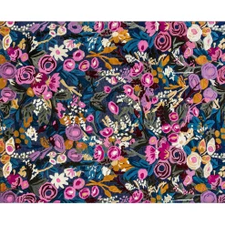 Spring|Rugs|MacKenzie-Childs Aurora Floral Royal 8' x 10' Rug