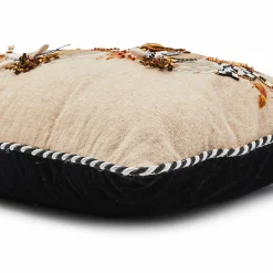 Pumpkins|The Fall Shop|MacKenzie-Childs Autumn Frost Beaded Pumpkin Lumbar Pillow