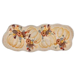 Pumpkins|The Fall Shop|MacKenzie-Childs Autumn Frost Pumpkin Embellished Table Runner