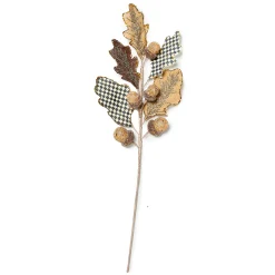 The Fall Shop|Greenery & Florals|MacKenzie-Childs Autumnology Acorn Spray Stem