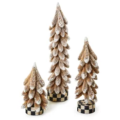 The Fall Shop|Room Accents|MacKenzie-Childs Autumnology Bottle Brush Trees, Set of 3