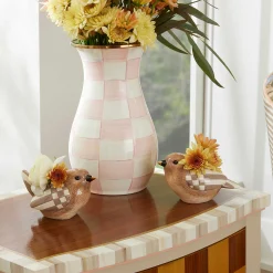 The Fall Shop|Greenery & Florals|MacKenzie-Childs Autumnology Ceramic Bird Bud Vases, Set of 2