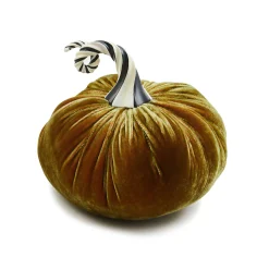 Pumpkins|The Halloween Shop|MacKenzie-Childs Autumnology Coffee Twisted Stem Velvet Pumpkin