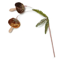 The Fall Shop|Greenery & Florals|MacKenzie-Childs Autumnology Dangling Mushroom Pick