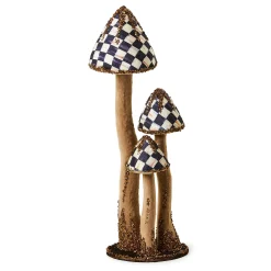 The Fall Shop|Room Accents|MacKenzie-Childs Autumnology Large Velvet Mushroom Trio