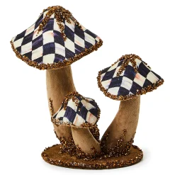 The Fall Shop|Room Accents|MacKenzie-Childs Autumnology Small Velvet Mushroom Trio