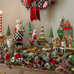 Holiday|Room Accents|MacKenzie-Childs Bake Shop Bicycle Santa