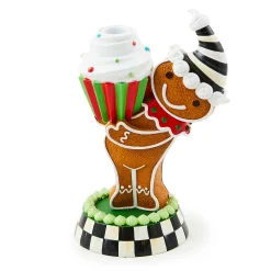 Holiday|Candles & Fragrances|MacKenzie-Childs Bake Shop Gingerbread Candle Holder