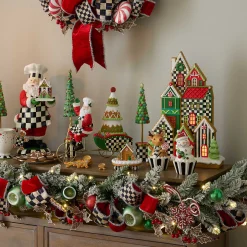 Holiday|Room Accents|MacKenzie-Childs Bake Shop Gingerbread House Cloche