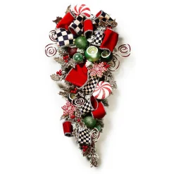 Holiday|Greenery & Florals|MacKenzie-Childs Bake Shop Illuminated Swag