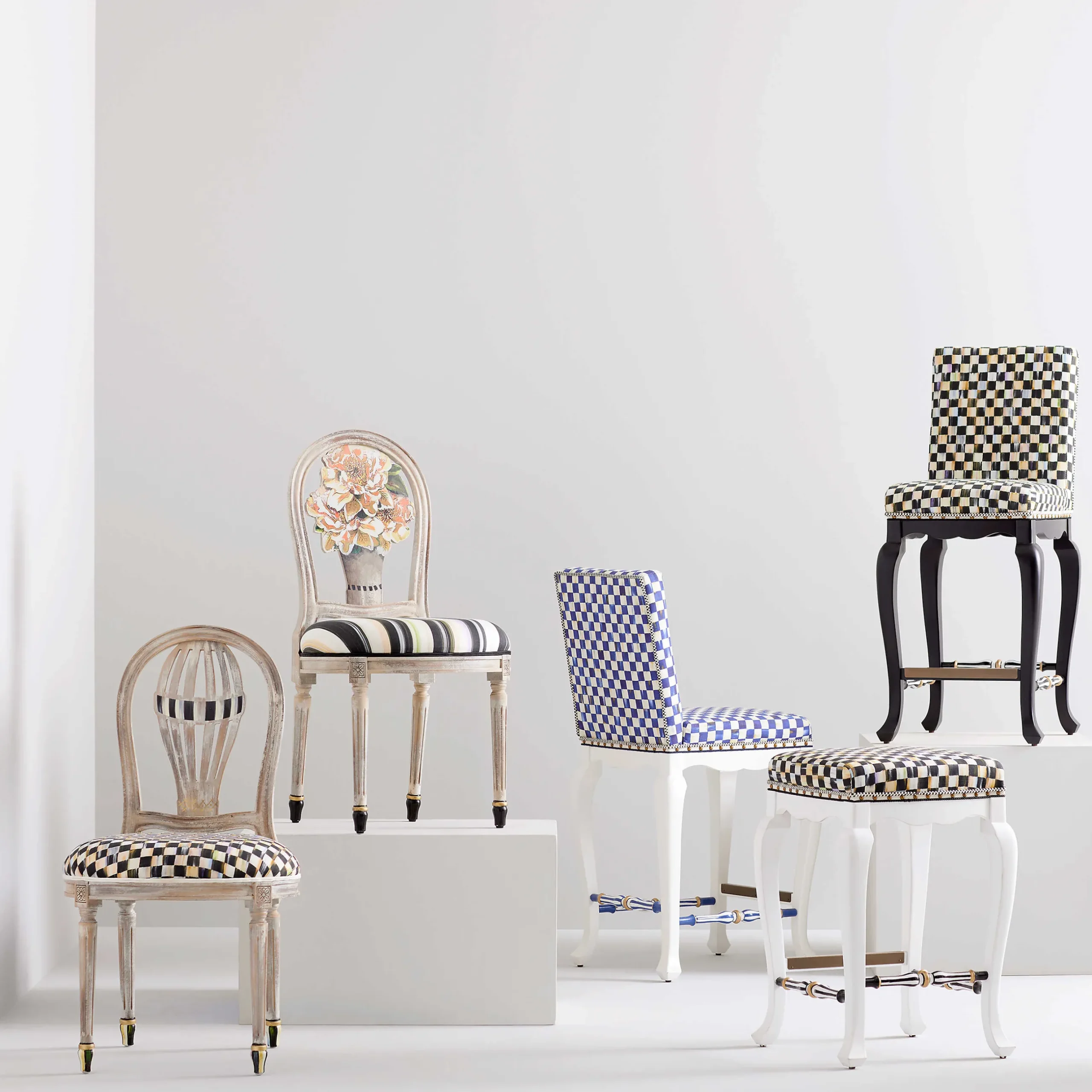 Dining Room & Kitchen|MacKenzie-Childs Balloon Dining Chair