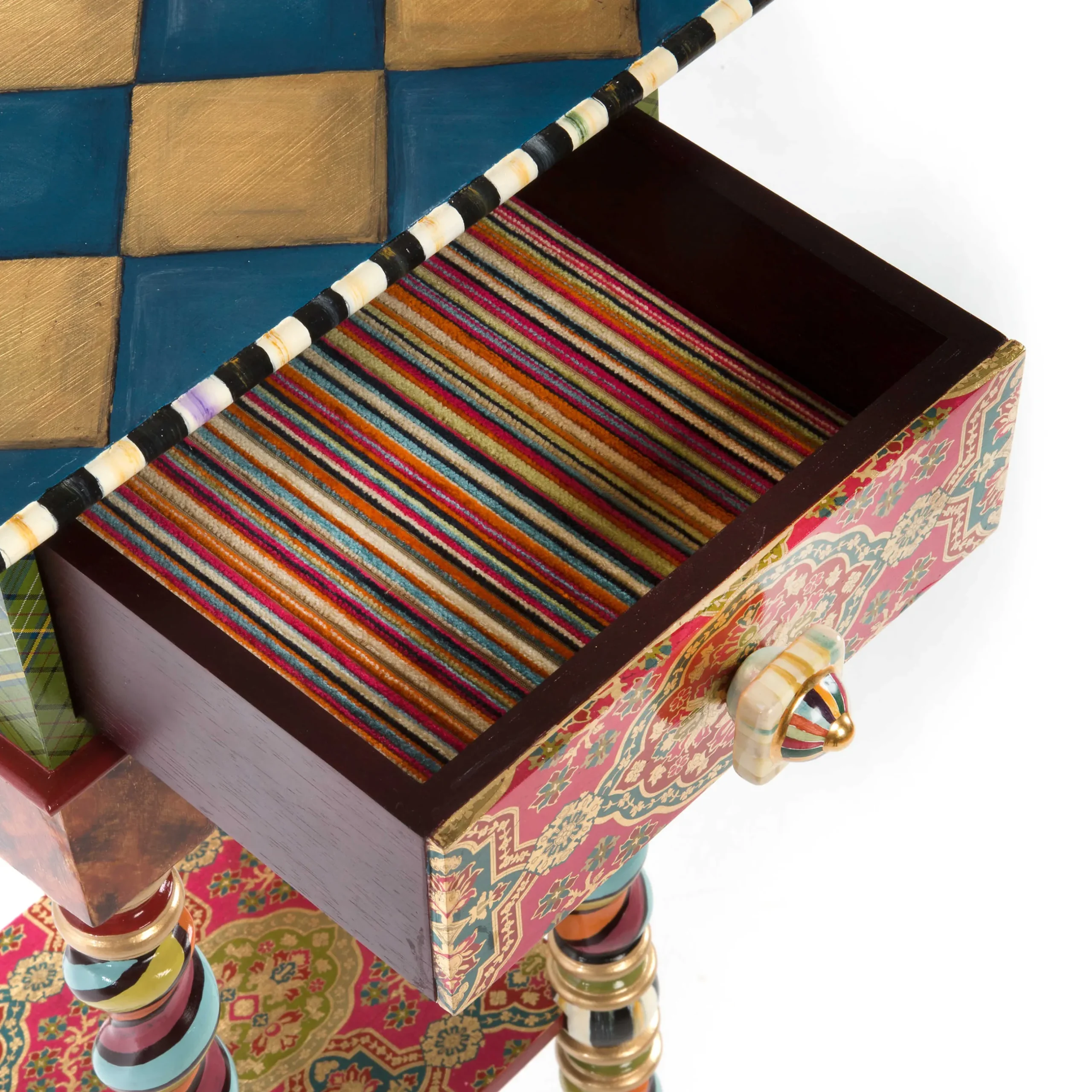 Living Room|MacKenzie-Childs Barley Twist Table - Tall