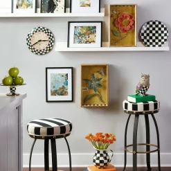 Room Accents|MacKenzie-Childs Beaded Peony Shadow Box