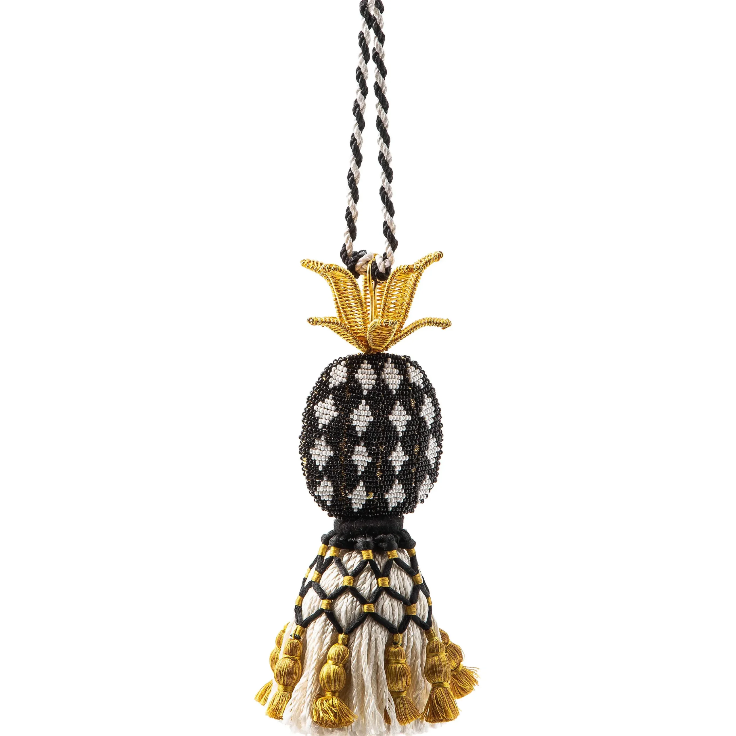 Spring|Finishing Touches|MacKenzie-Childs Beaded Pineapple Tassel