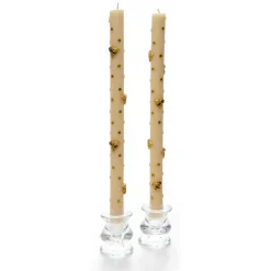 Spring|Candles & Fragrances|MacKenzie-Childs Bee Gold Dinner Candles, Set of 2