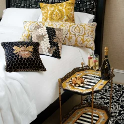 Pillows, Throws, & Cushions|MacKenzie-Childs Beekeeper Throw Pillow