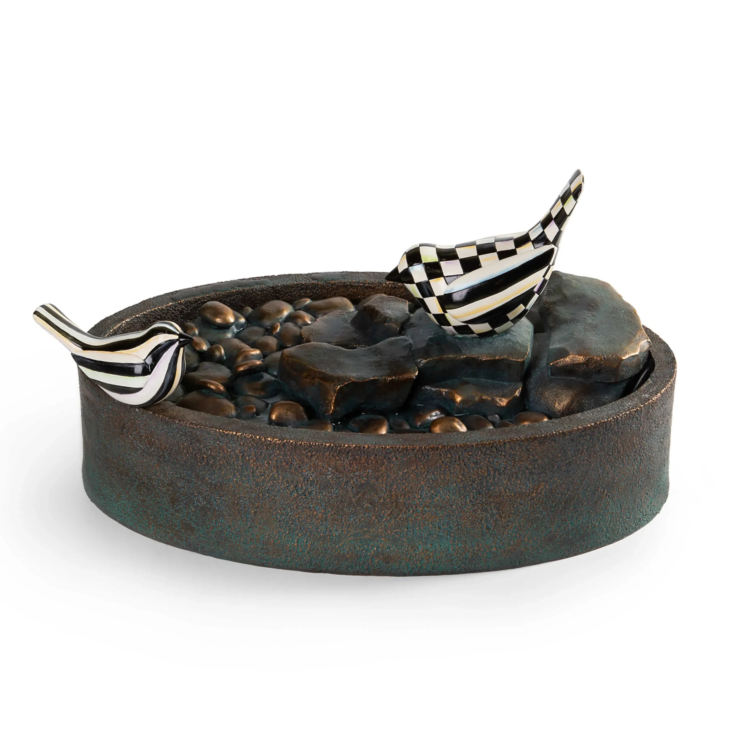 Spring|Room Accents|MacKenzie-Childs Bird Tranquility Fountain