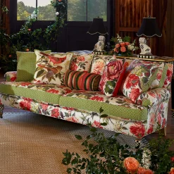 Spring|Pillows, Throws, & Cushions|MacKenzie-Childs Bird Watchers Pillow