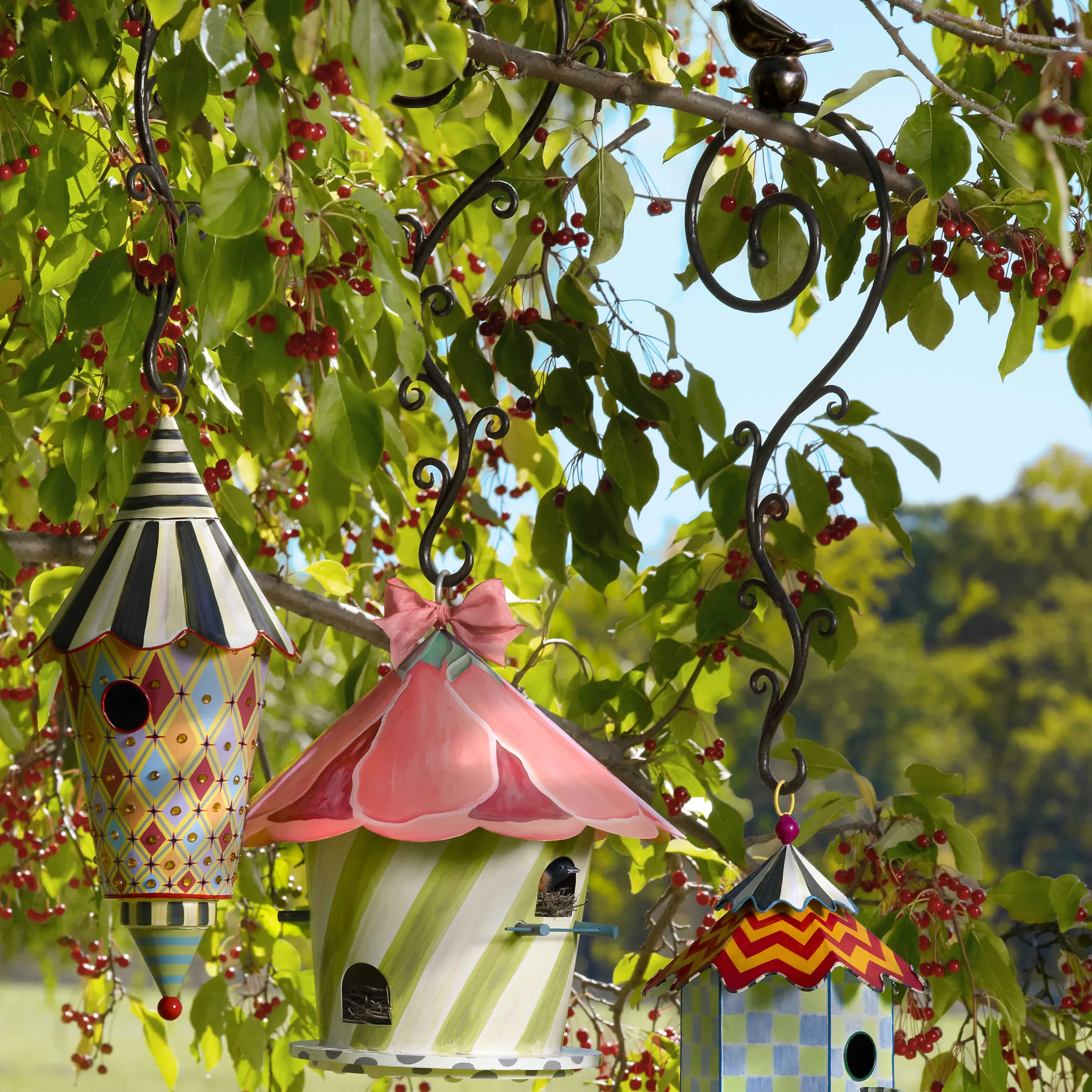Outdoor|Finishing Touches|MacKenzie-Childs Birdhouse Hook