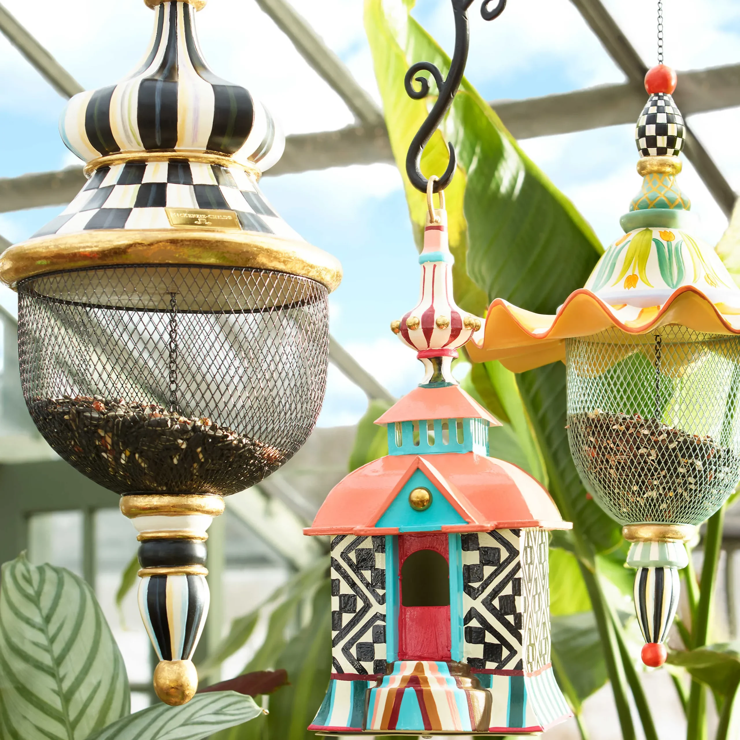 Outdoor|Finishing Touches|MacKenzie-Childs Birdhouse Hook