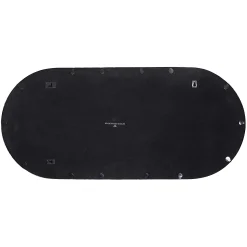 Room Accents|MacKenzie-Childs Black Tie Oval Wall Mirror