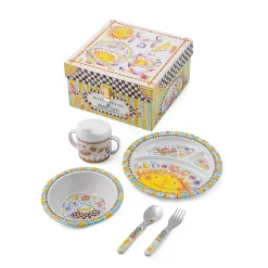 Accessories|Kitchen & Dining Sets|MacKenzie-Childs Blast Off! Toddler's Dinnerware Set