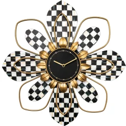 Spring|Room Accents|MacKenzie-Childs Blooming Wall Clock