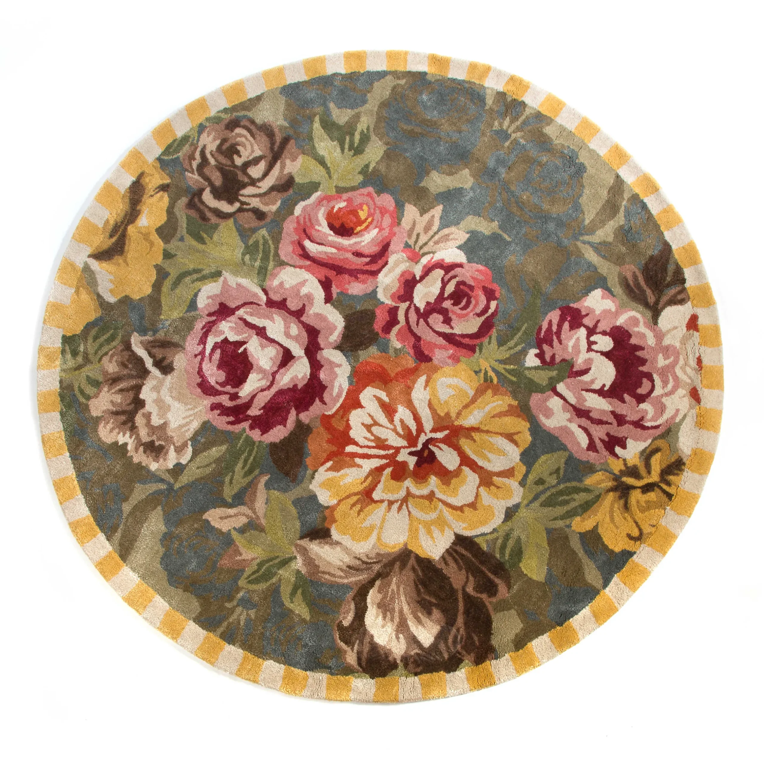 Rugs|MacKenzie-Childs Bloomsbury Garden 6' Round Rug