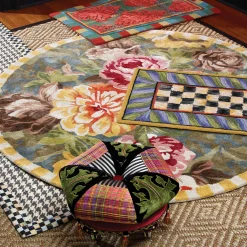 Rugs|MacKenzie-Childs Bloomsbury Garden 6' Round Rug
