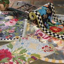 Rugs|MacKenzie-Childs Bloomsbury Garden 6' Round Rug