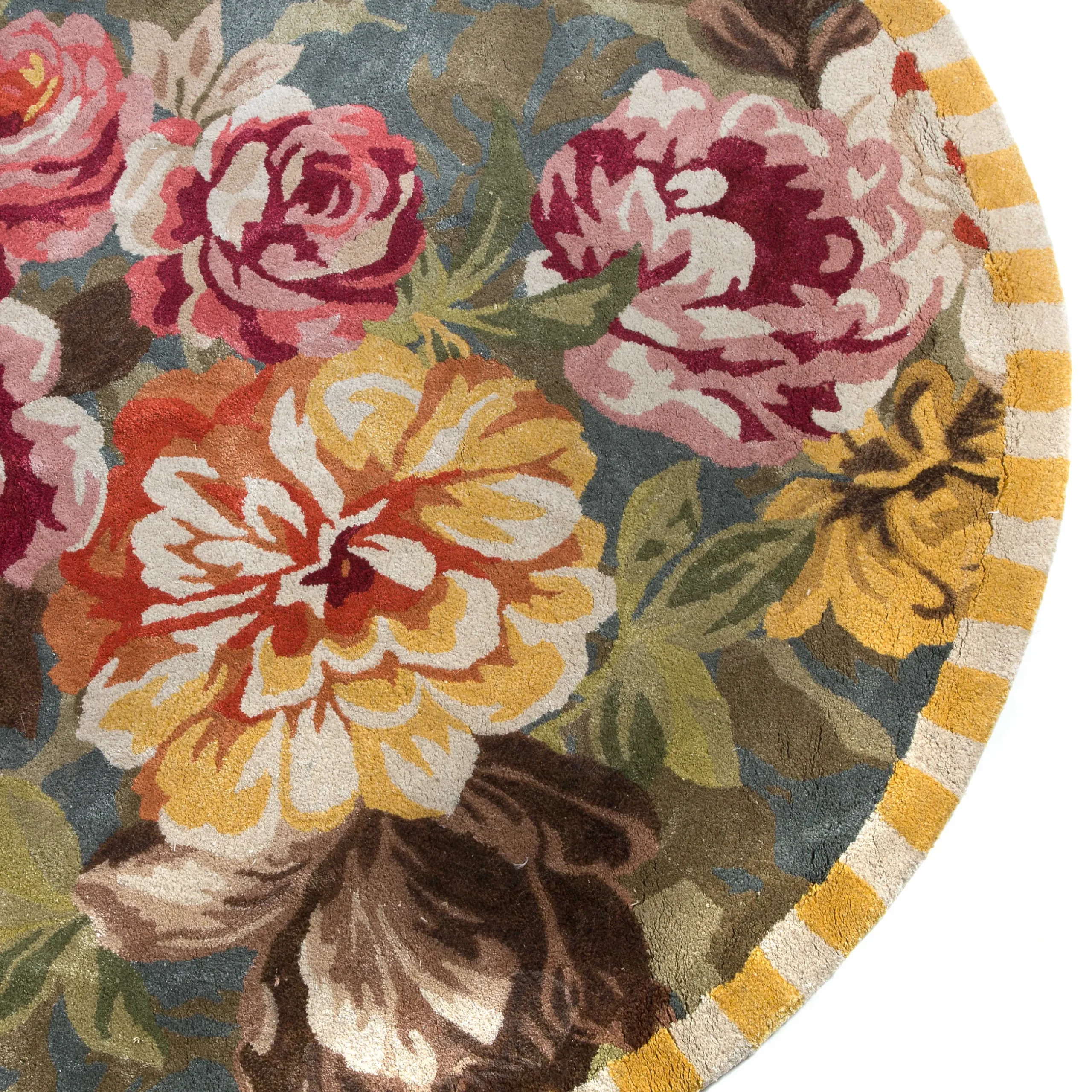Rugs|MacKenzie-Childs Bloomsbury Garden 6' Round Rug