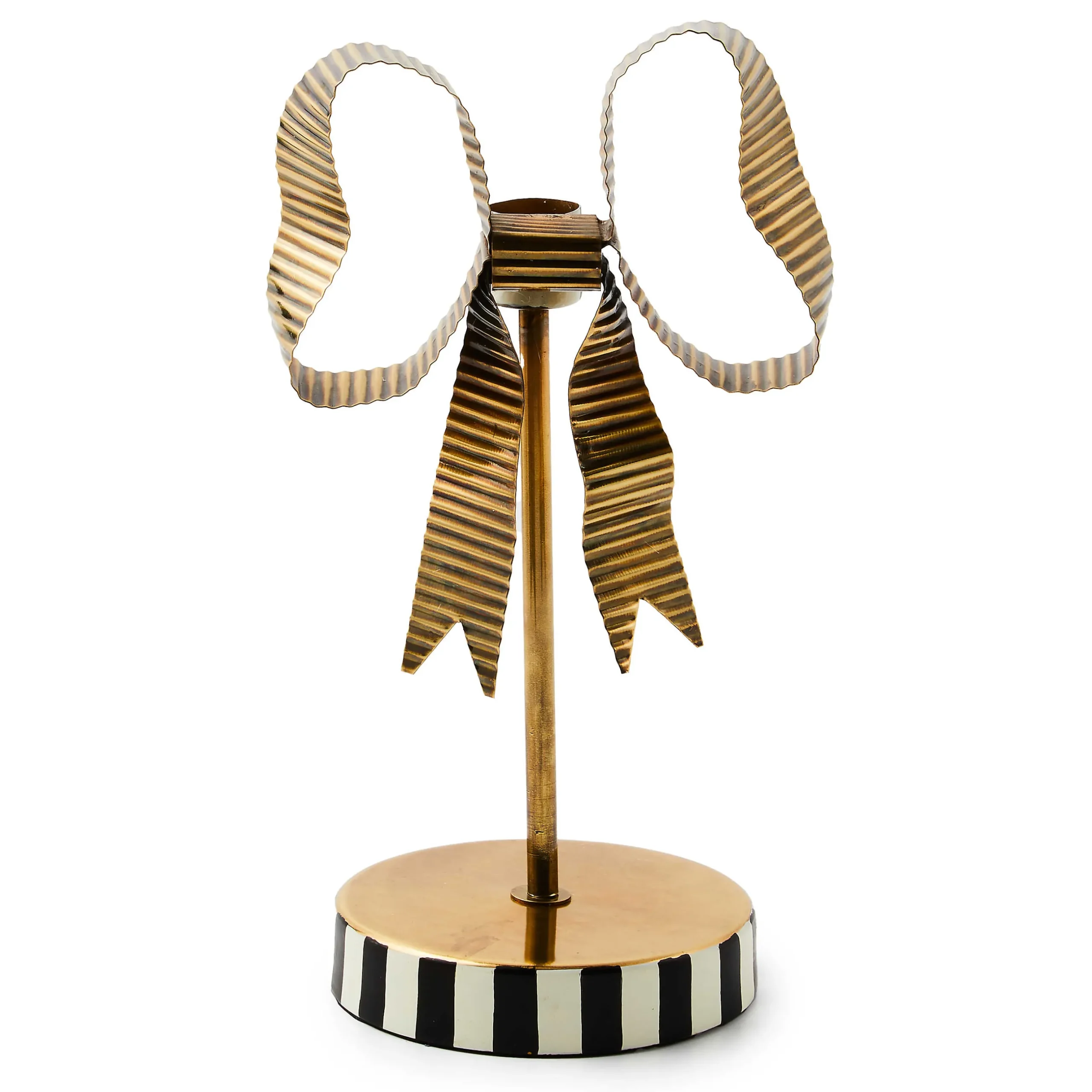 Candles & Fragrances|Room Accents|MacKenzie-Childs Bow Short Metal Candle Holder