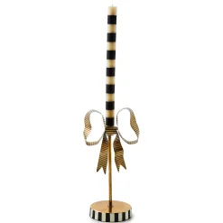 Candles & Fragrances|Room Accents|MacKenzie-Childs Bow Tall Metal Candle Holder
