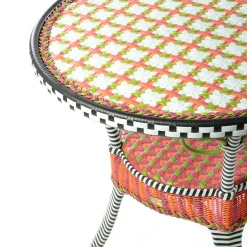 Spring|Living Room|MacKenzie-Childs Breezy Poppy Outdoor Cafe Table