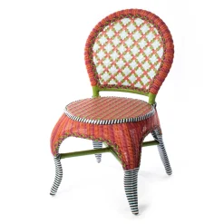 Outdoor|Spring|MacKenzie-Childs Breezy Poppy Outdoor Cafe Chair