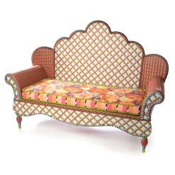 Outdoor|Spring|MacKenzie-Childs Breezy Poppy Outdoor Loveseat