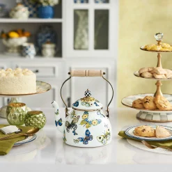 Fall Entertaining|Tea Kettles|MacKenzie-Childs Butterfly 2 Quart Tea Kettle