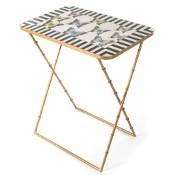 Living Room|Bar Entertaining|MacKenzie-Childs Butterfly Collection Cocktail Trays, Set of 4