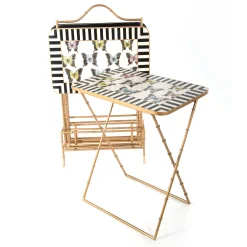 Living Room|Bar Entertaining|MacKenzie-Childs Butterfly Collection Cocktail Trays, Set of 4