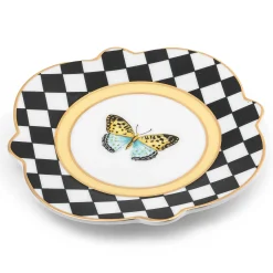 Spring|Dinnerware & Flatware|MacKenzie-Childs Butterfly Toile Bread and Butter Plate
