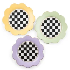 Spring|Dinnerware & Flatware|MacKenzie-Childs Butterfly Toile Buttercream Dinner Plate