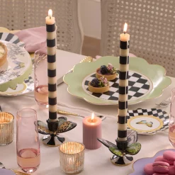 Spring|Candles & Fragrances|MacKenzie-Childs Butterfly Toile Candle Holders, Set of 2