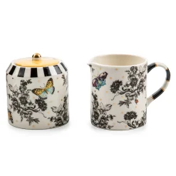 Spring|The Coffee Shop|MacKenzie-Childs Butterfly Toile Creamer Sugar Set