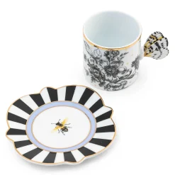 Spring|The Coffee Shop|MacKenzie-Childs Butterfly Toile Mug Saucer Set