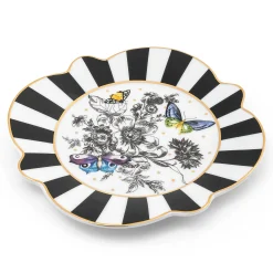 Spring|Dinnerware & Flatware|MacKenzie-Childs Butterfly Toile Salad Plate